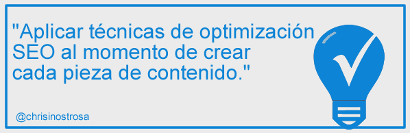 contenido optimizado para buscadores, guía de SEO